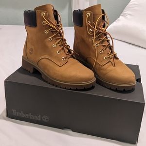 Timberland hiking boot Jayne womens 6 in M  waterproof boot wheat nubuck